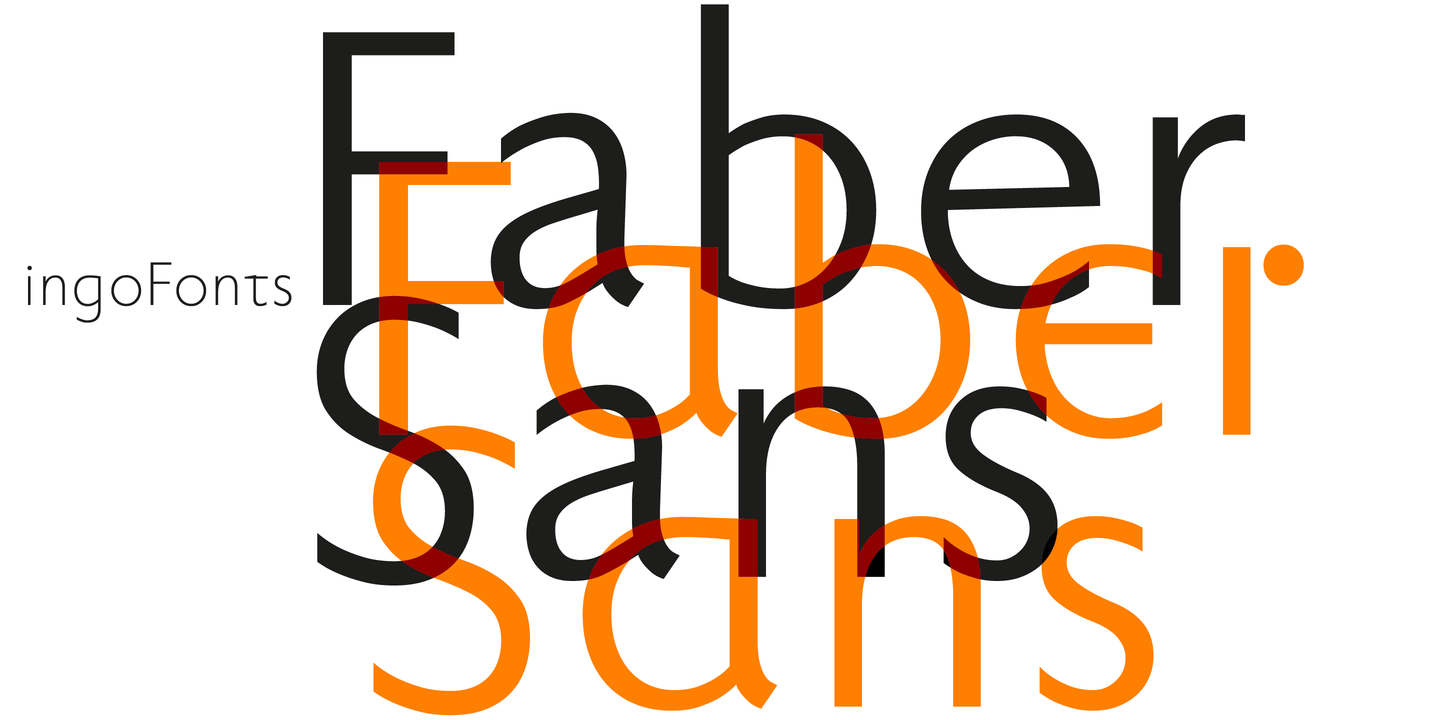 Шрифт Faber Sans Pro